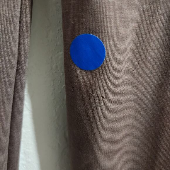 Sozy McKenna Brown Effortless and Chic Flowy Wide Leg Terry Pants Size M - Picture 8 of 8